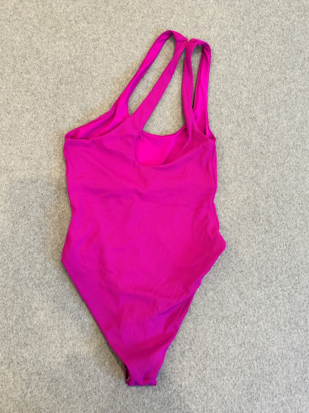 L*space Phoebe Ribbed One-Piece Swimsuit - Magenta - Picture 7 of 7